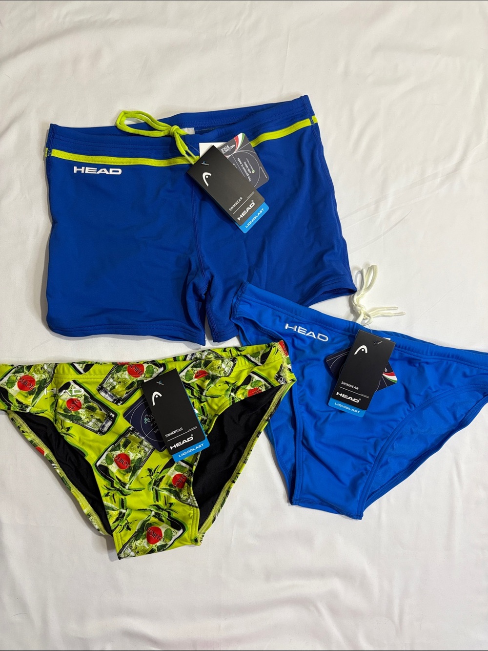 HEAD LiquidLast 3PC Bundle Swimmer Swim Team Competitive Racing Performance 34